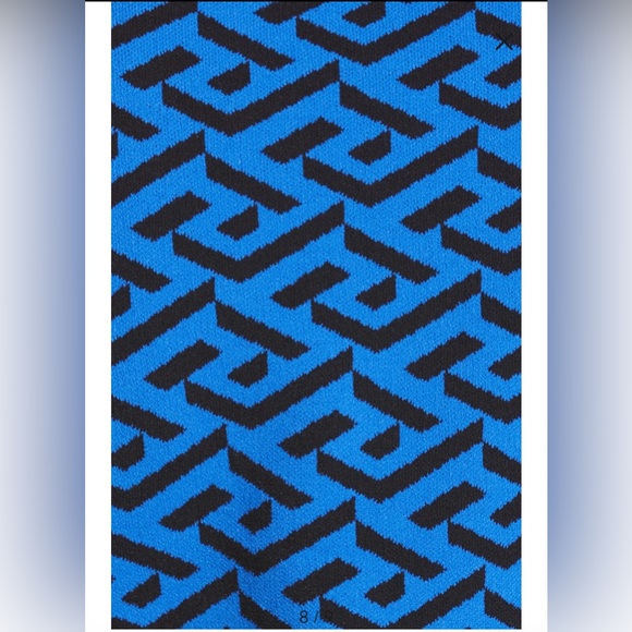 VERSACE NWT La Greca Print Midi Skirt and Top Set - Picture 12 of 15